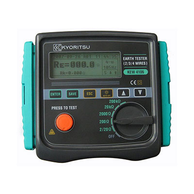 Kyoritsu 4106 Digital Earth Tester