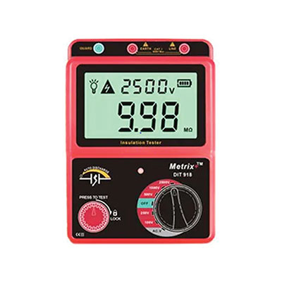Metrix+ DIT - 918 Digital Insulation Tester